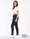 Women's Skinny Mid Rise Jeans - Dark Wash